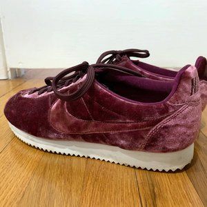 COPY - Nike Crushed Velvet Classic Cortez Sneakers